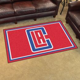Los Angeles Clippers Area Rug - Nylon 4’ x 6’
