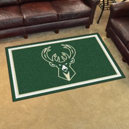 Milwaukee Bucks Area Rug - Nylon 4â€™ x 6â€™