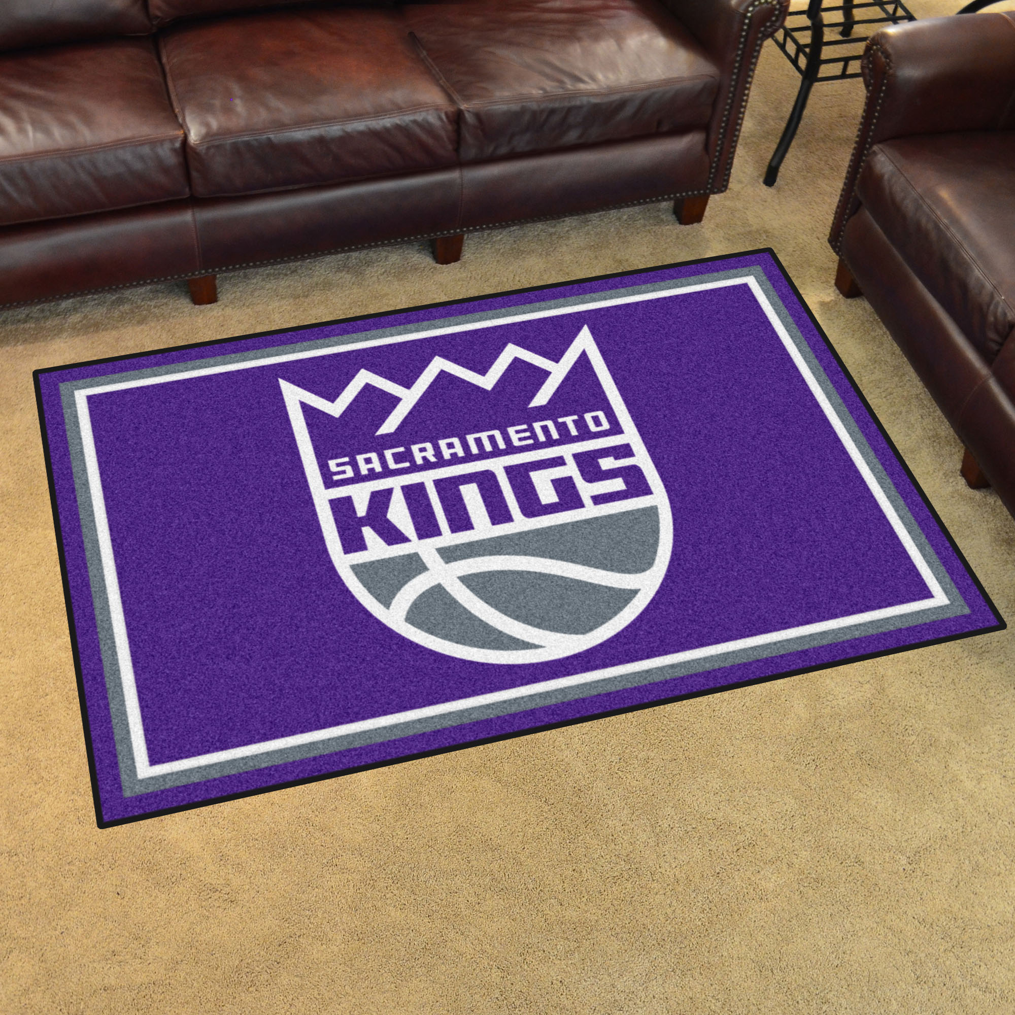 Sacramento Kings Area Rug - Nylon 4’ x 6’