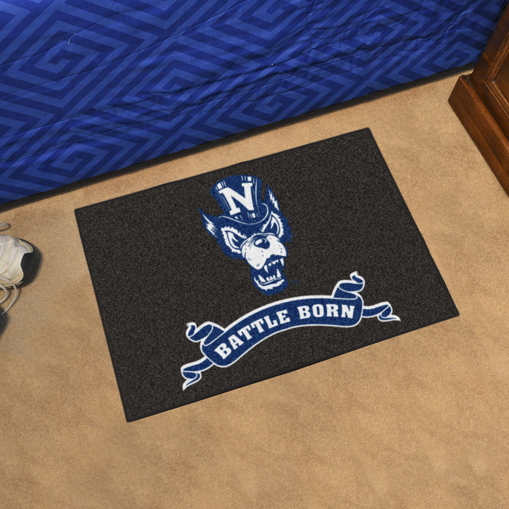 UNR Battle Born Mascot Starter Doormat - 19x30