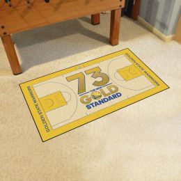 Warriors-Gold Standard 73 Basketball Court Runner Mat â€“ 29.5" x 54"