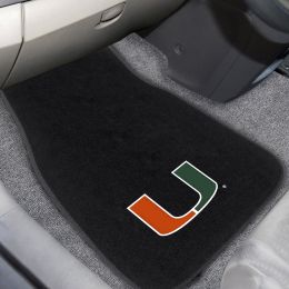 The U Embroidered Car Mat Set - Carpet