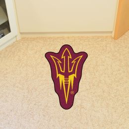 Arizona State Pitchfork Logo Mascot Area Rug - Nylon