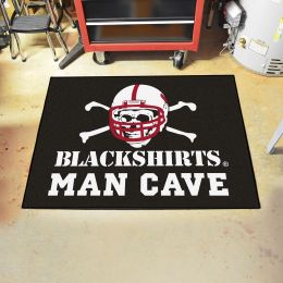 NU Blackshirts Blackshirts Man Cave All Star Mat – 34 x 44.5