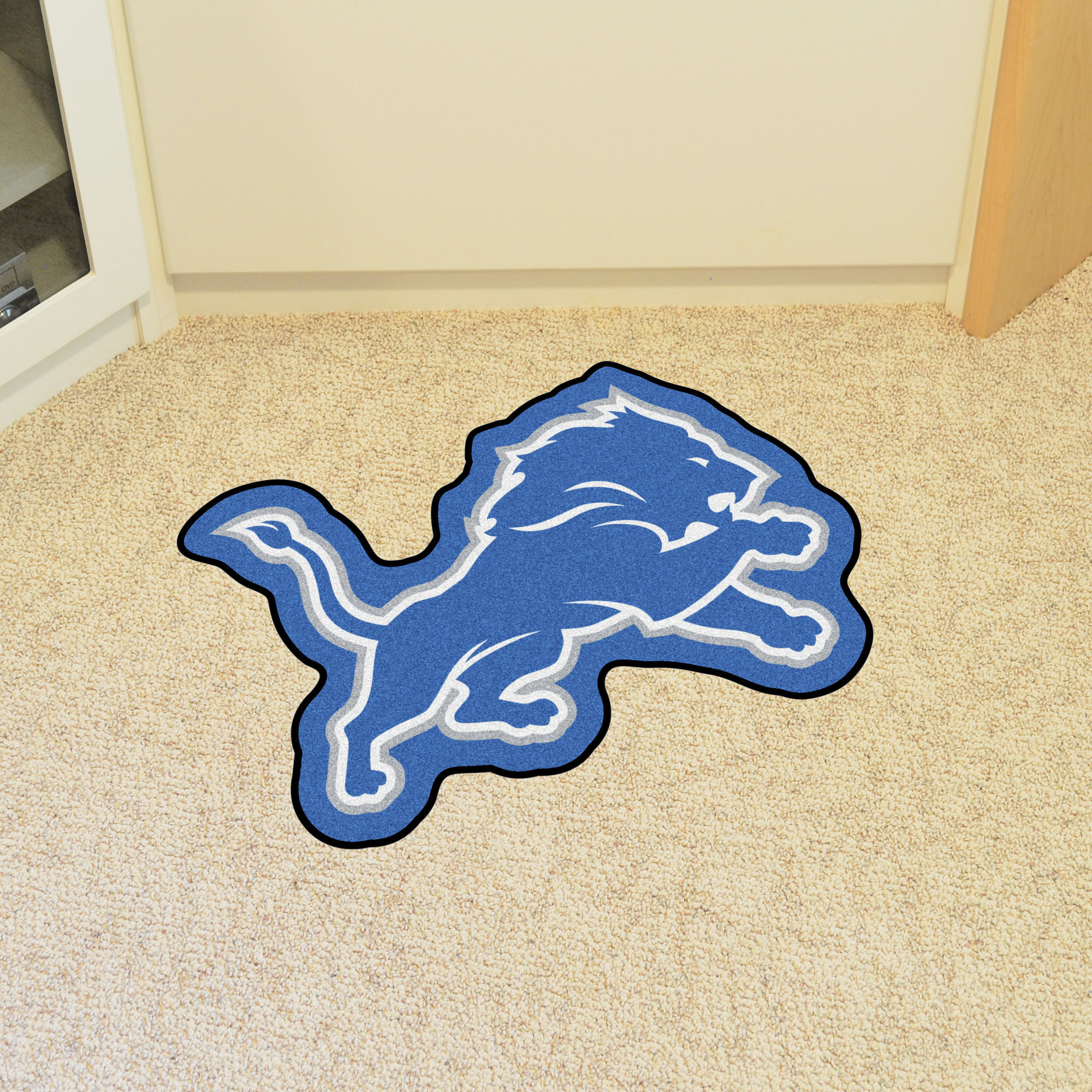 Detroit Lions Mascot Area Rug â€“ Nylon