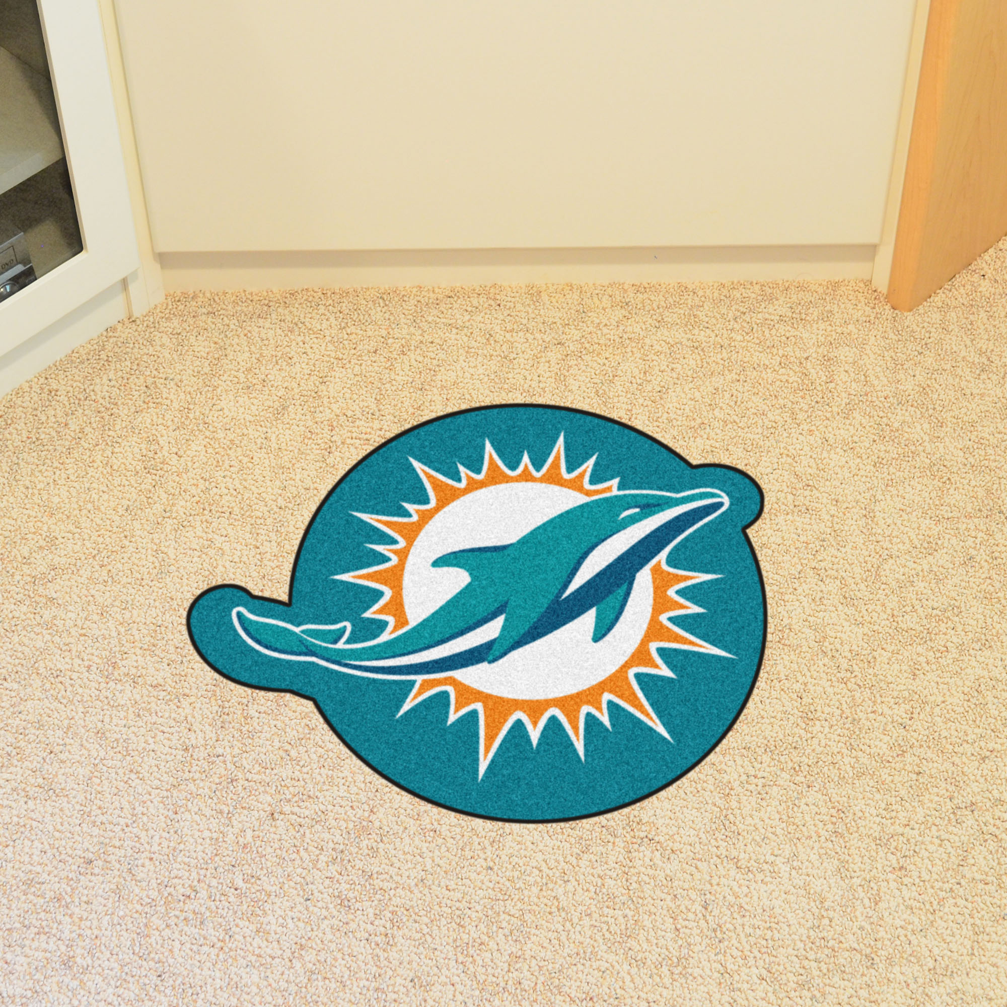 Miami Dolphins Mascot Area Rug â€“ Nylon