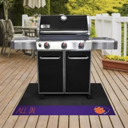 Clemson University Grill Mat â€“ Vinyl 26 x 42