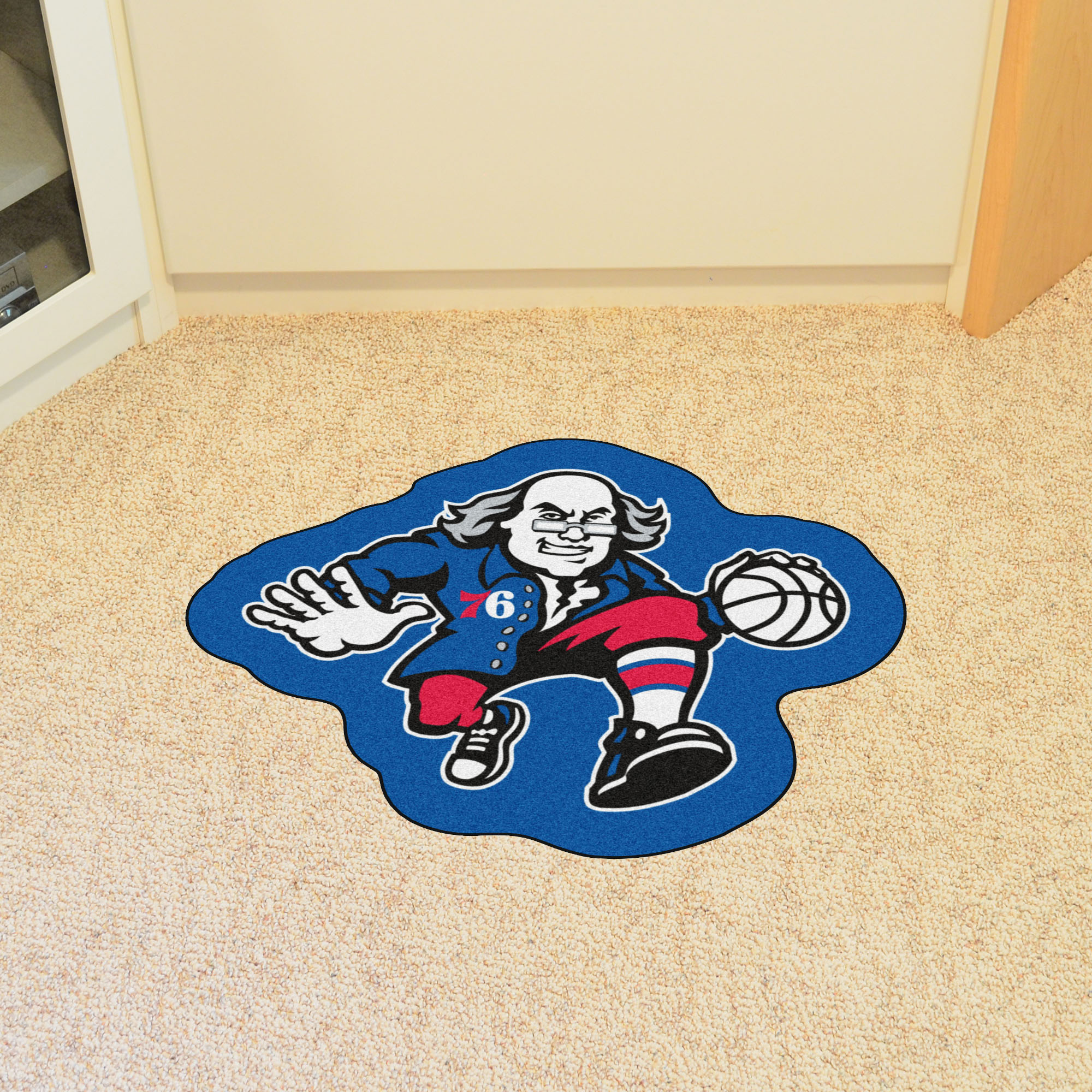 Philadelphia 76ers Mascot Area Rug â€“ Nylon