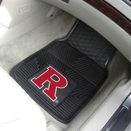 RU Scarlet Knights 2pc Vinyl Car Floor Mats - 18 x 27