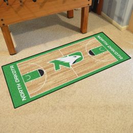 UND Fighting Hawks Basketball Court Runner Mat - 30 x 72