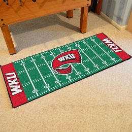 WKU Hilltoppers Field runner Mat - Nylon 30 x 72