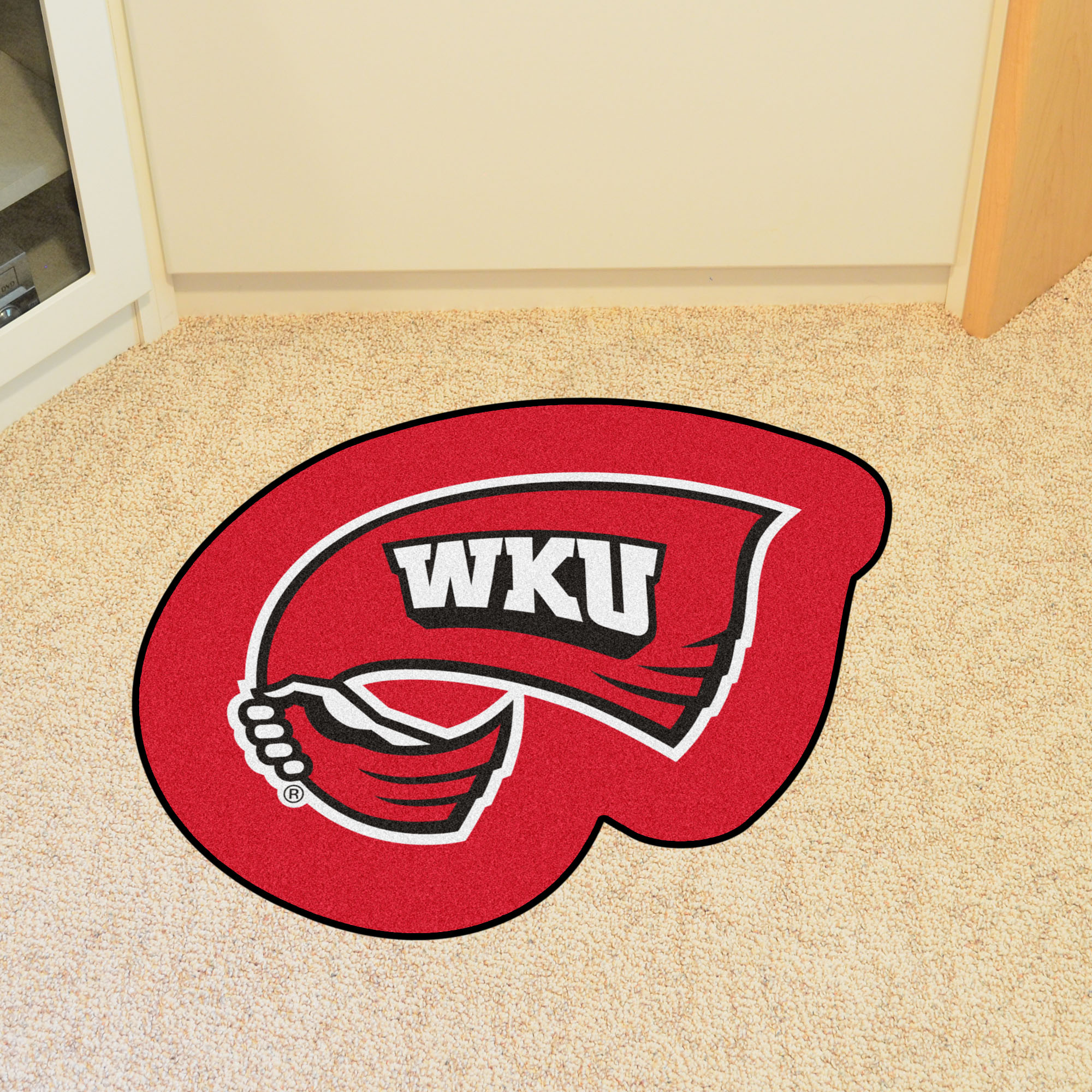 Western University Kentucky Mascot Area rug â€“ Nylon