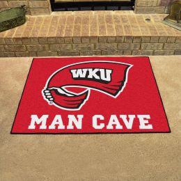 WKU Hilltoppers Man Cave All Star Mat â€“ 34 x 44.5