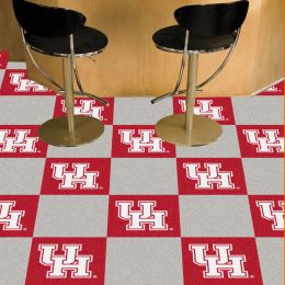 UH Cougars Team Carpet Tiles - 45 sq ft