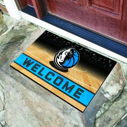 Dallas Mavericks Flocked Rubber Doormat - 18 x 30