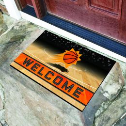 Phoenix Suns Flocked Rubber Doormat - 18 x 30
