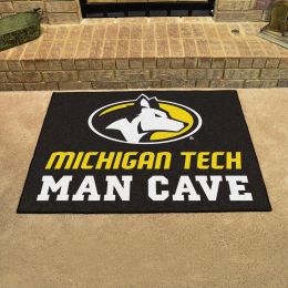 MTU Huskies Man Cave All Star Mat â€“ 34 x 44.5