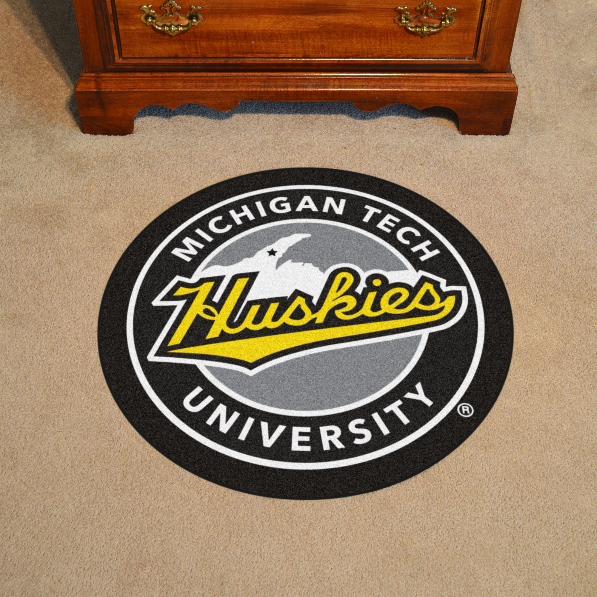 Michigan Technological University Logo Roundel Mat â€“ 27â€