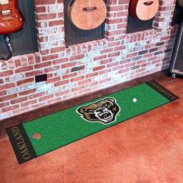 OU Golden Grizzlies Putting Green Mat â€“ 18 x 72