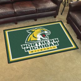 Northern Michigan University Area Rug - 4 x 6 Nylon