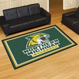 Northern Michigan Wildcats Area Rug â€“ Nylon 5 x 8