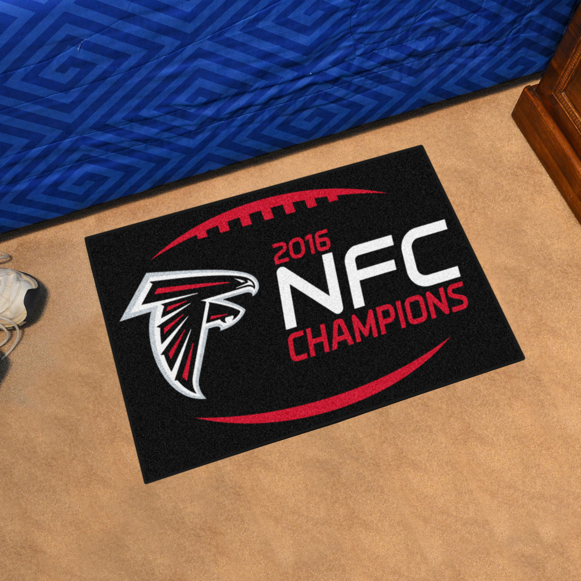 Atlanta Falcons Uniform Inspired Doormat–19 x 30