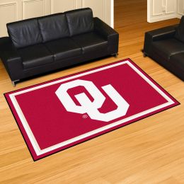 University of Oklahoma Area Rug â€“ Nylon 5â€™ x 8â€™