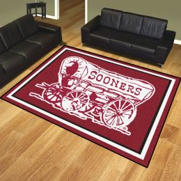 University of Oklahoma Area rug – 8 x 10 Sooners Wagon