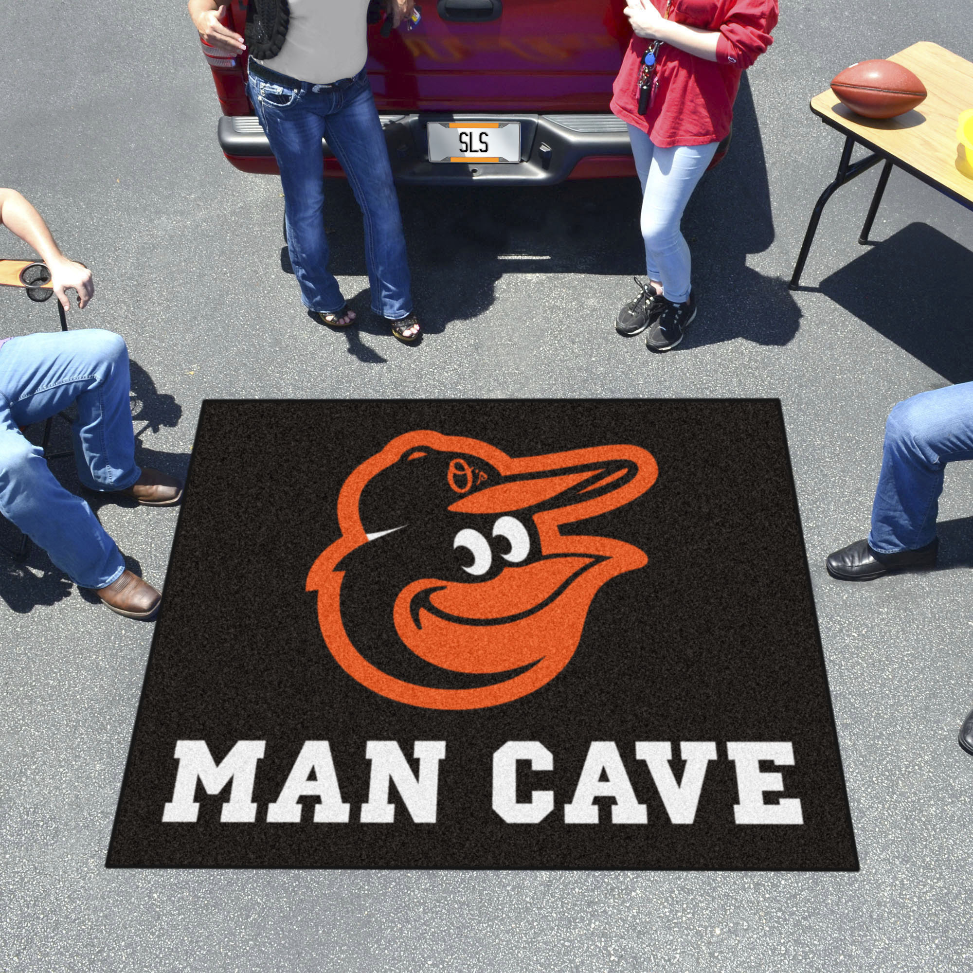 Baltimore Orioles Man Cave Tailgater Mat â€“ 60 x 72