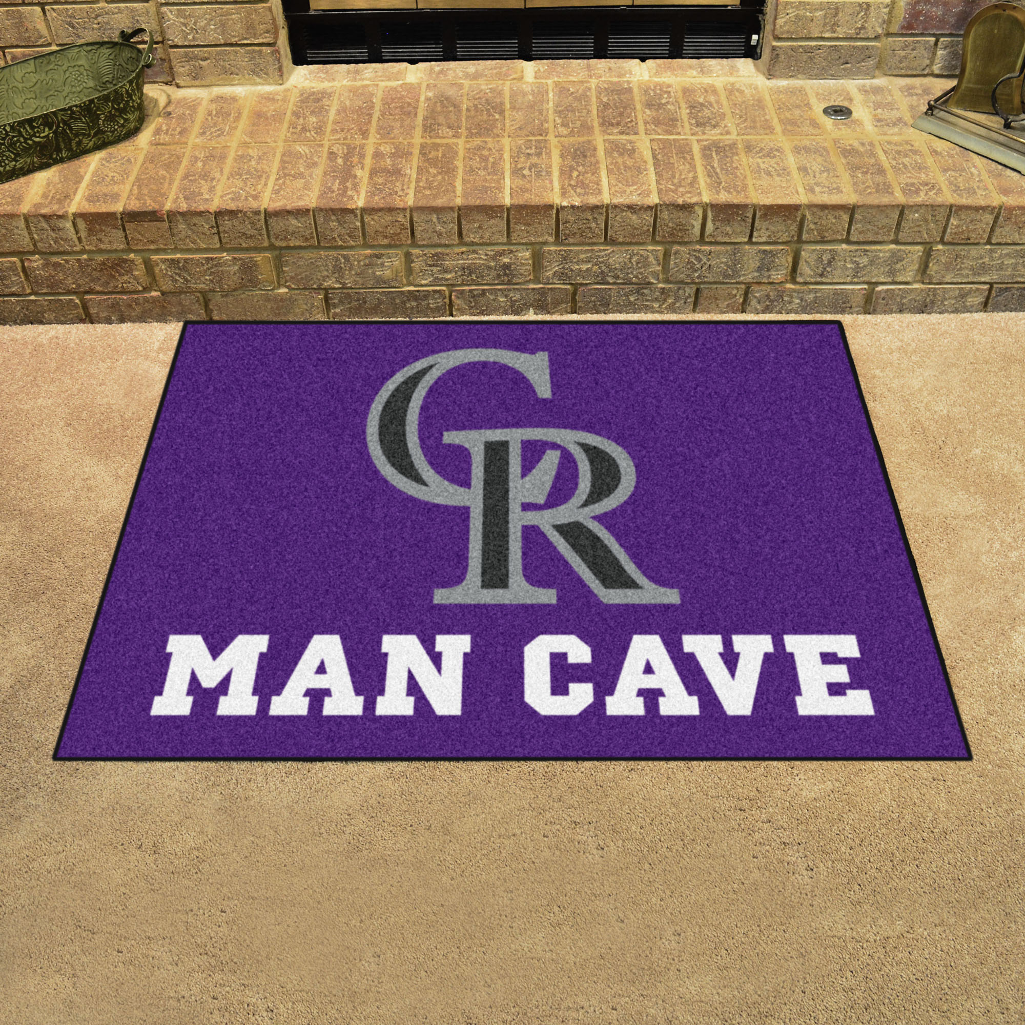 Rockies Man Cave All Star Mat â€“ 34 x 44.5