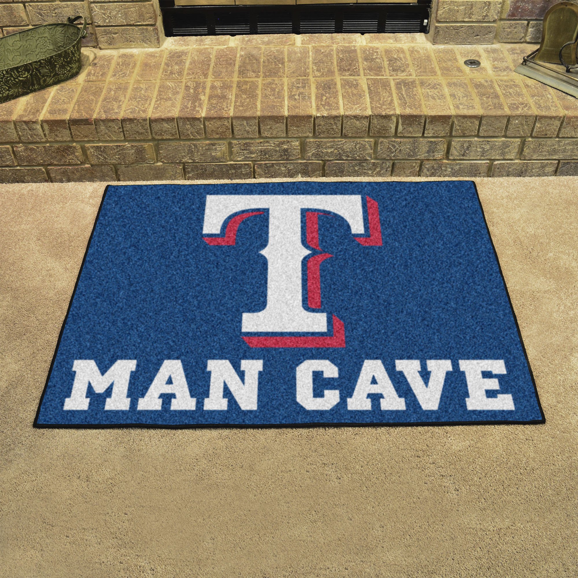 Rangers Man Cave All Star Mat â€“ 34 x 44.5