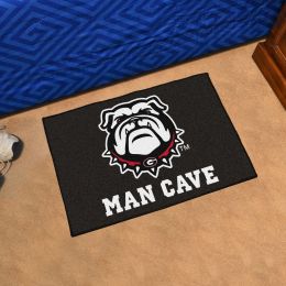 Georgia  Bulldogs & Lady Bulldogs Man Cave Starter Mat - 19 x 30