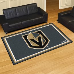 Vegas Golden Knights Area Rug â€“ Nylon 5â€™ x 8â€™