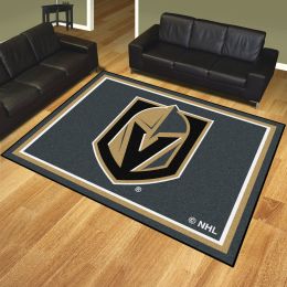 Vegas Golden Knights 1/4" Plush Area Rug â€“ Nylon 8â€™ x 10â€™