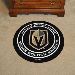 Vegas Golden Knights Hockey Puck Shaped Area Rug - 27"