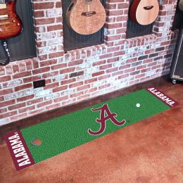 Crimson Tide Putting Green Mat â€“ 18 x 72