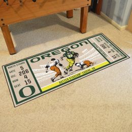 Oregon Ducks Ticket Runner Mat - 29.5 x 72