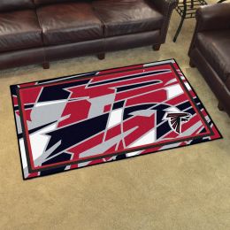 Atlanta Falcons Quick Snap 4x6 Area Rug