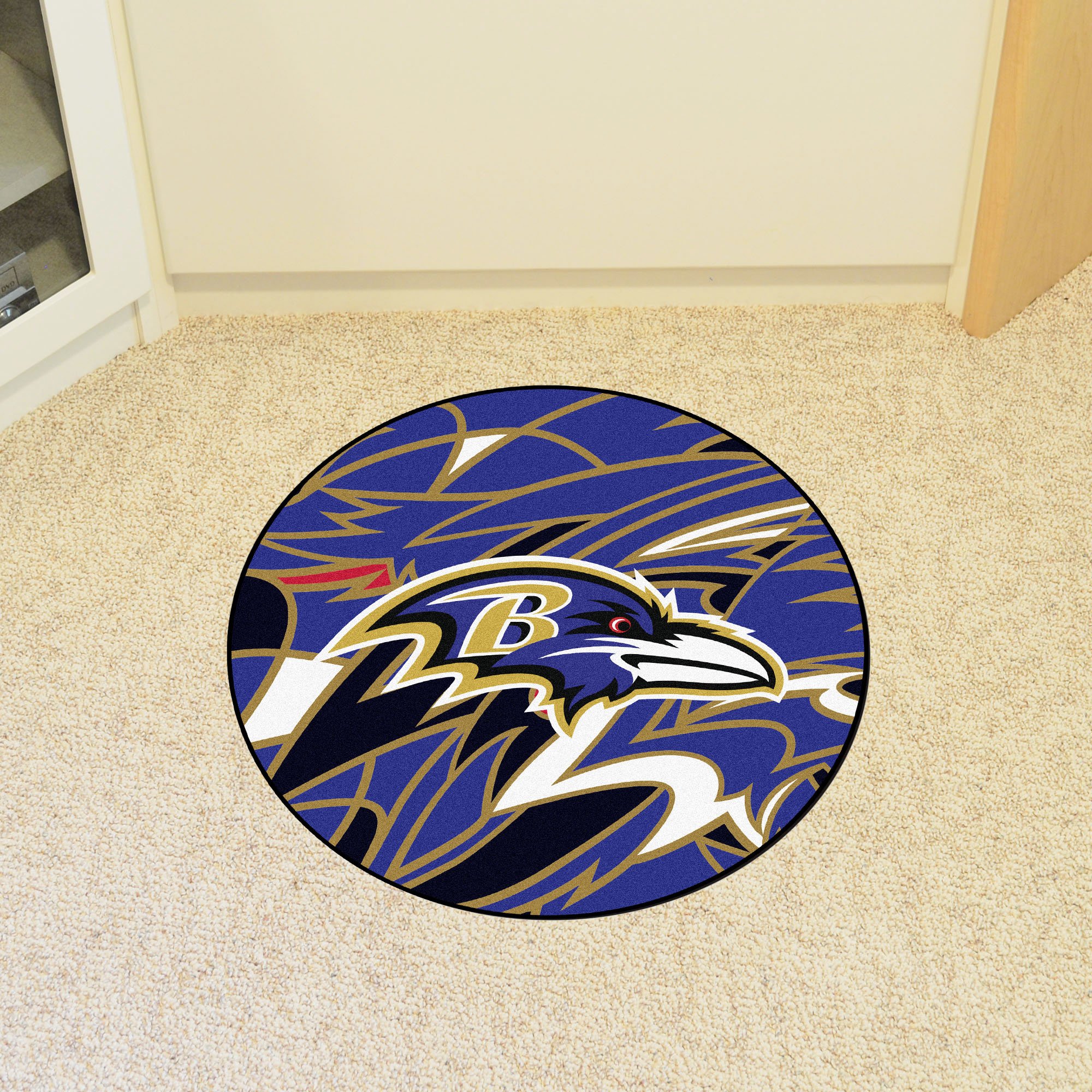 Baltimore Ravens Quick Snap Roundel Mat - 27"