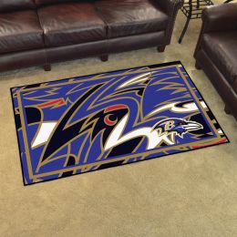 Baltimore Ravens Quick Snap 4x6 Area Rug