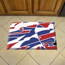 Buffalo Bills Quick Snap Scrapper Doormat - 19 x 30 rubber