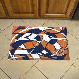 Chicago Bears Quick Snap Scrapper Doormat - 19 x 30 rubber