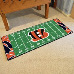 Bengals Quick Snap runner Mat - Nylon 30 x 72