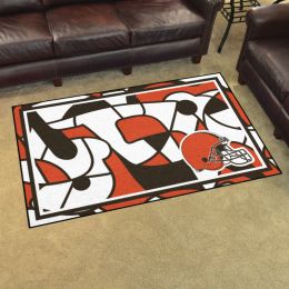 Cleveland Browns Quick Snap Area Rug - Nylon 4’ x 6’