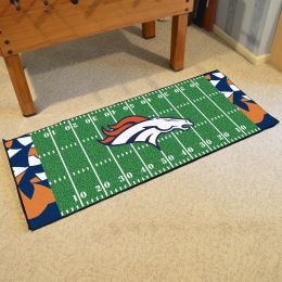 Broncos Quick Snap Field runner Mat - Nylon 30 x 72