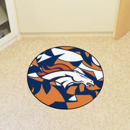 Denver Broncos Quick Snap Roundel Mat â€“ 27â€