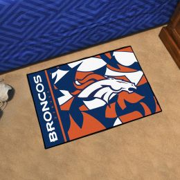 Denver Broncos Quick Snap Starter Doormat - 19x30