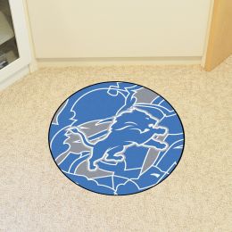 Detroit Lions Quick Snap Roundel Mat â€“ 27â€