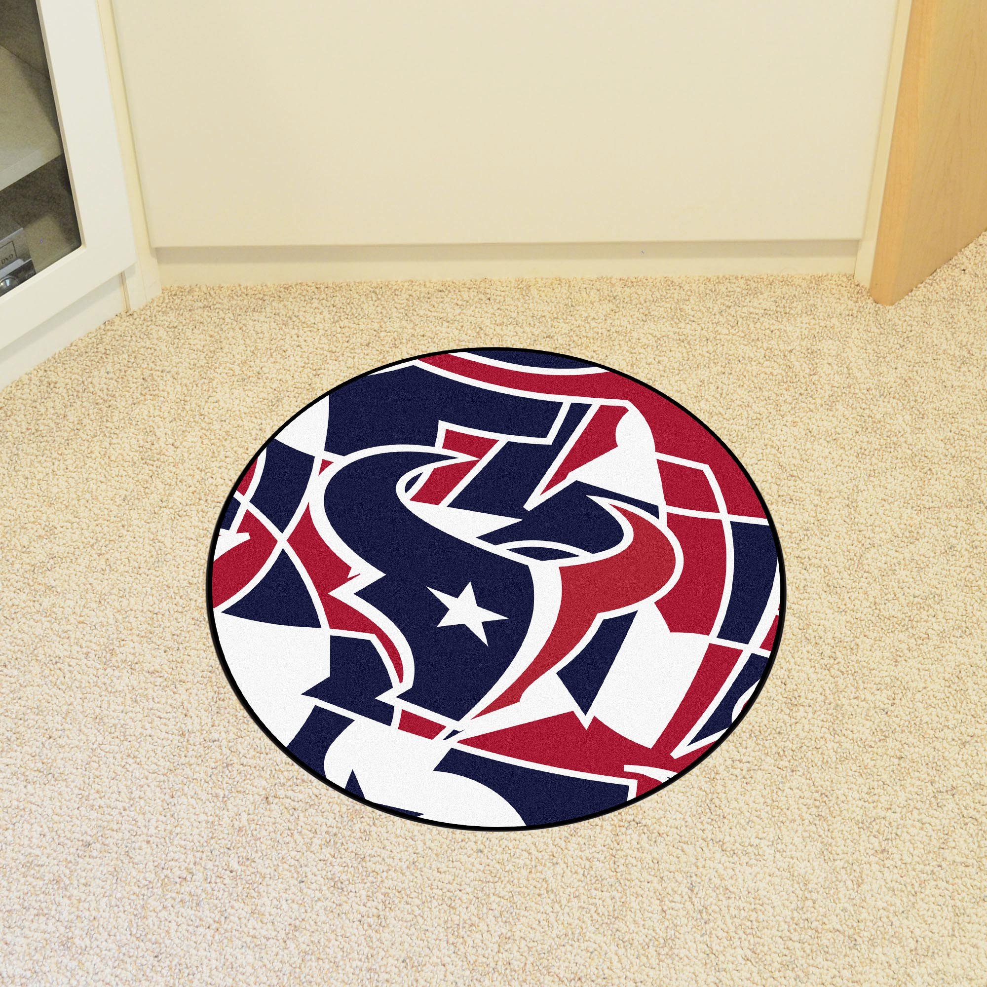 Houston Texans Quick Snap Roundel Mat â€“ 27â€