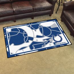 Indianapolis Colts Quick Snap Area Rug - Nylon 4â€™ x 6â€™